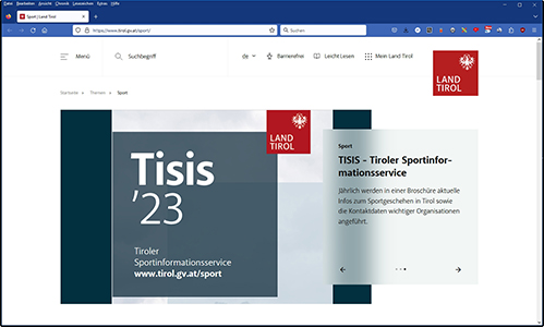 Land Tirol - Sportabteilung